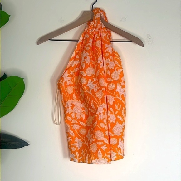 NWT Charina Sarte Botanica Knotted Floral Top Size‎ XS - Picture 6 of 11